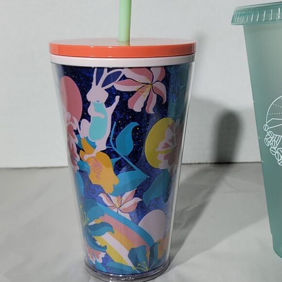 Starbucks 2021 Spring Tumbler bunny Coffee cup16oz - Picture 3 of 5